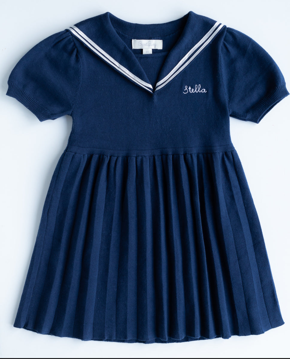 baby navy blue dress Black Friday Offer - Toddler Dress main image 0