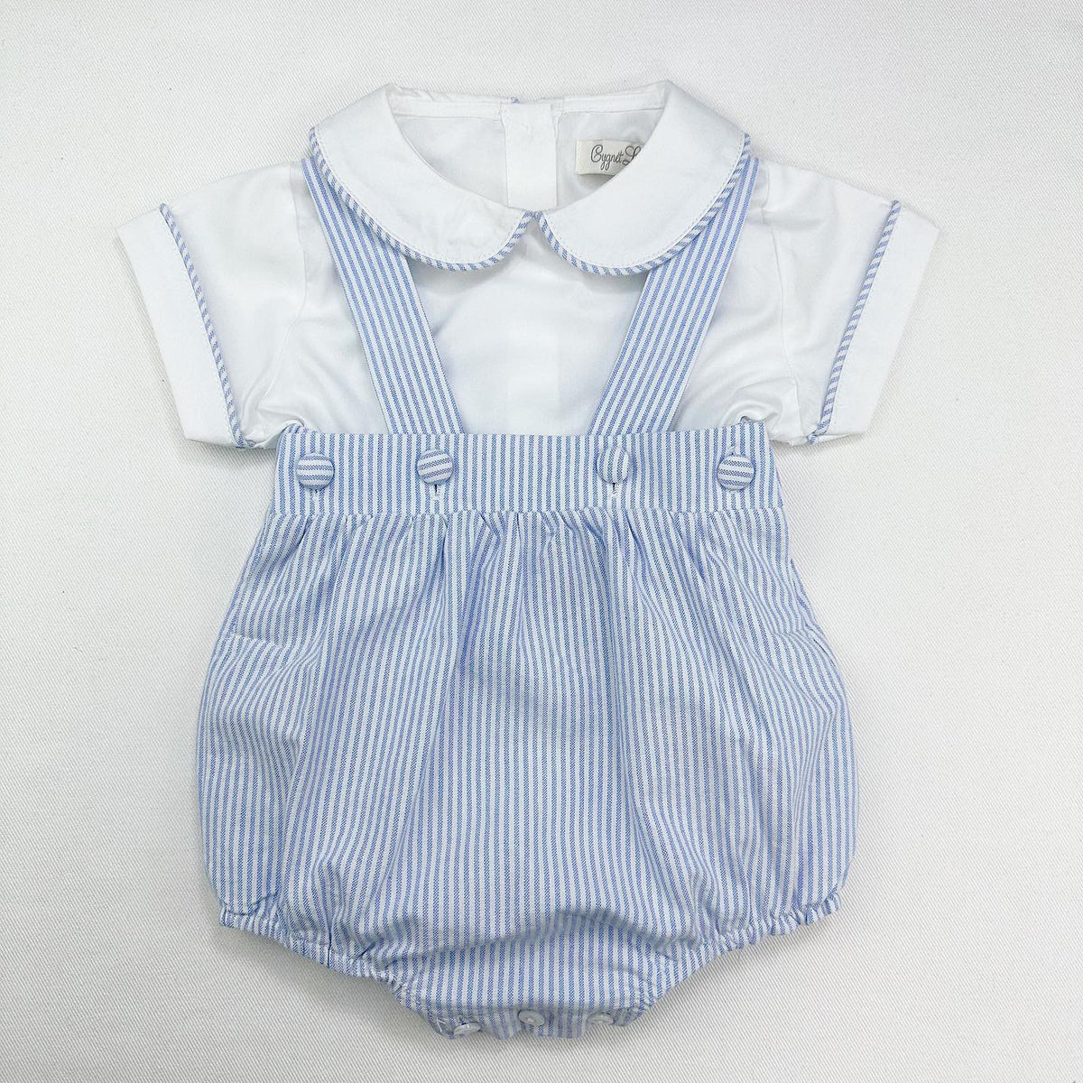 Beige Stitches Boy Bubble
