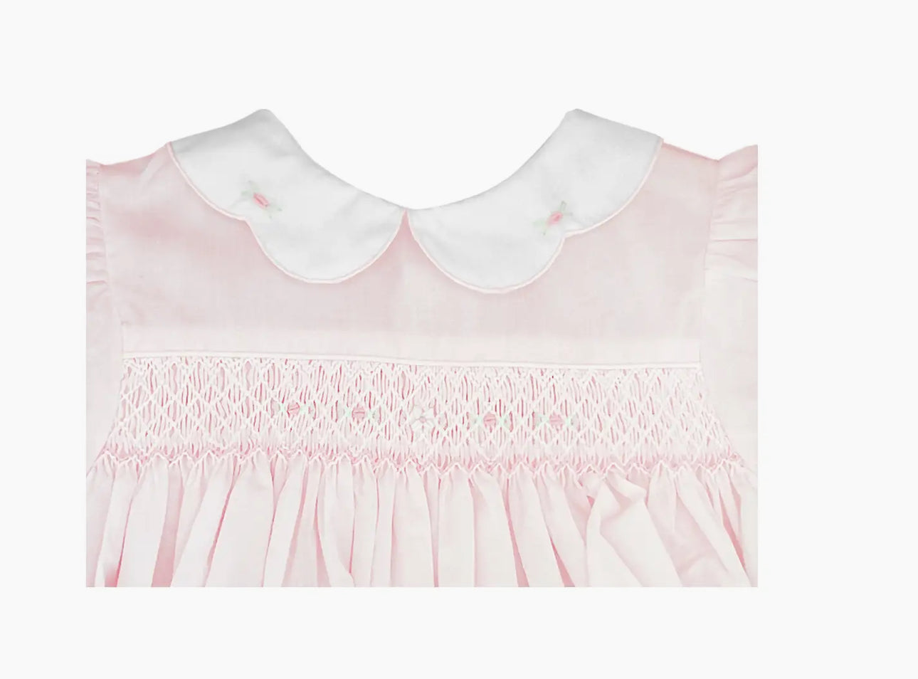 Hand Embroidered Smocked Bubble