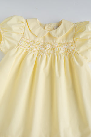 Vintage Buttercup Smocked Dress