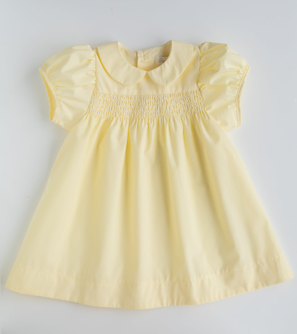 Vintage Buttercup Smocked Dress