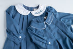 Long Sleeve Pleated Dress