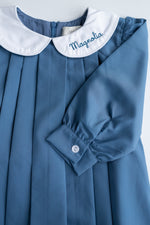 Long Sleeve Pleated Dress