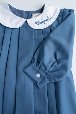 Long Sleeve Pleated Dress