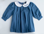 Long Sleeve Pleated Dress