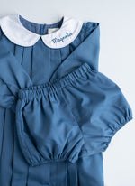 Long Sleeve Pleated Dress