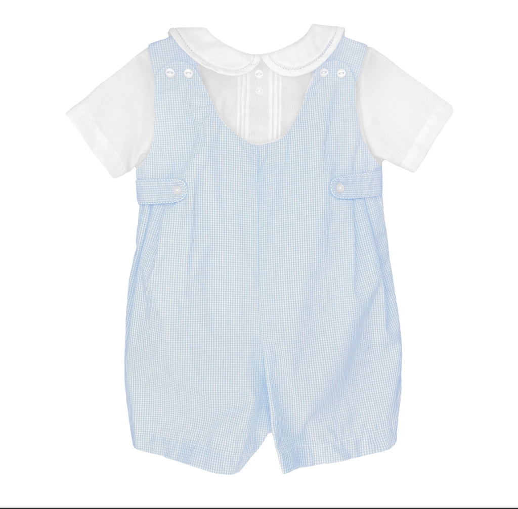 Boys Side Button Romper