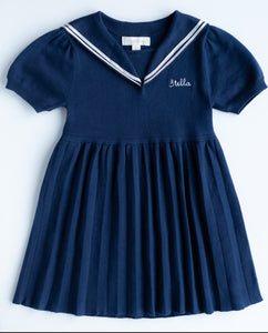 Buy Sailor Dress NAVY | Classic Nautical Girls Outfit | Cygnet Living Buy Sailor Dress NAVY | Classic Nautical Girls Outfit | Cygnet Living