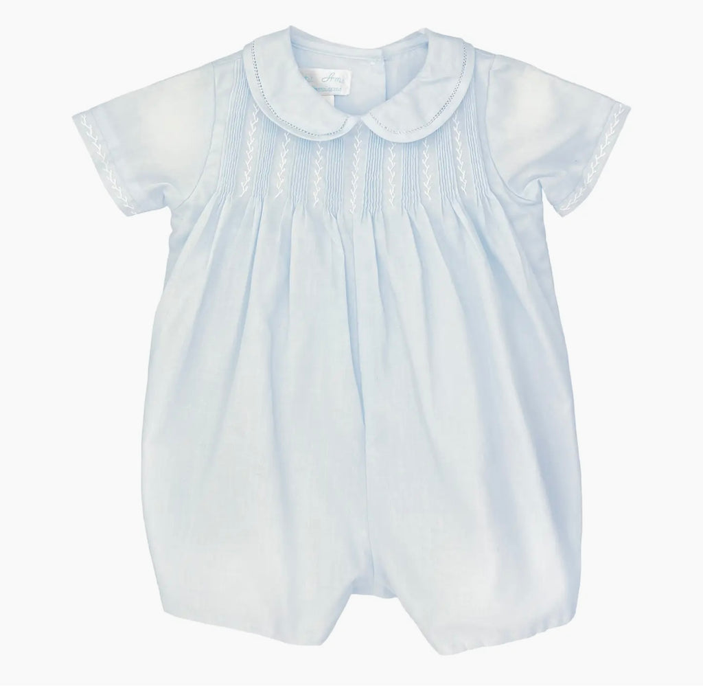 Baby Boy Pintuck Romper