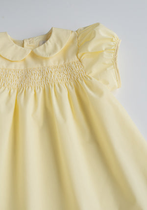 Vintage Buttercup Smocked Dress