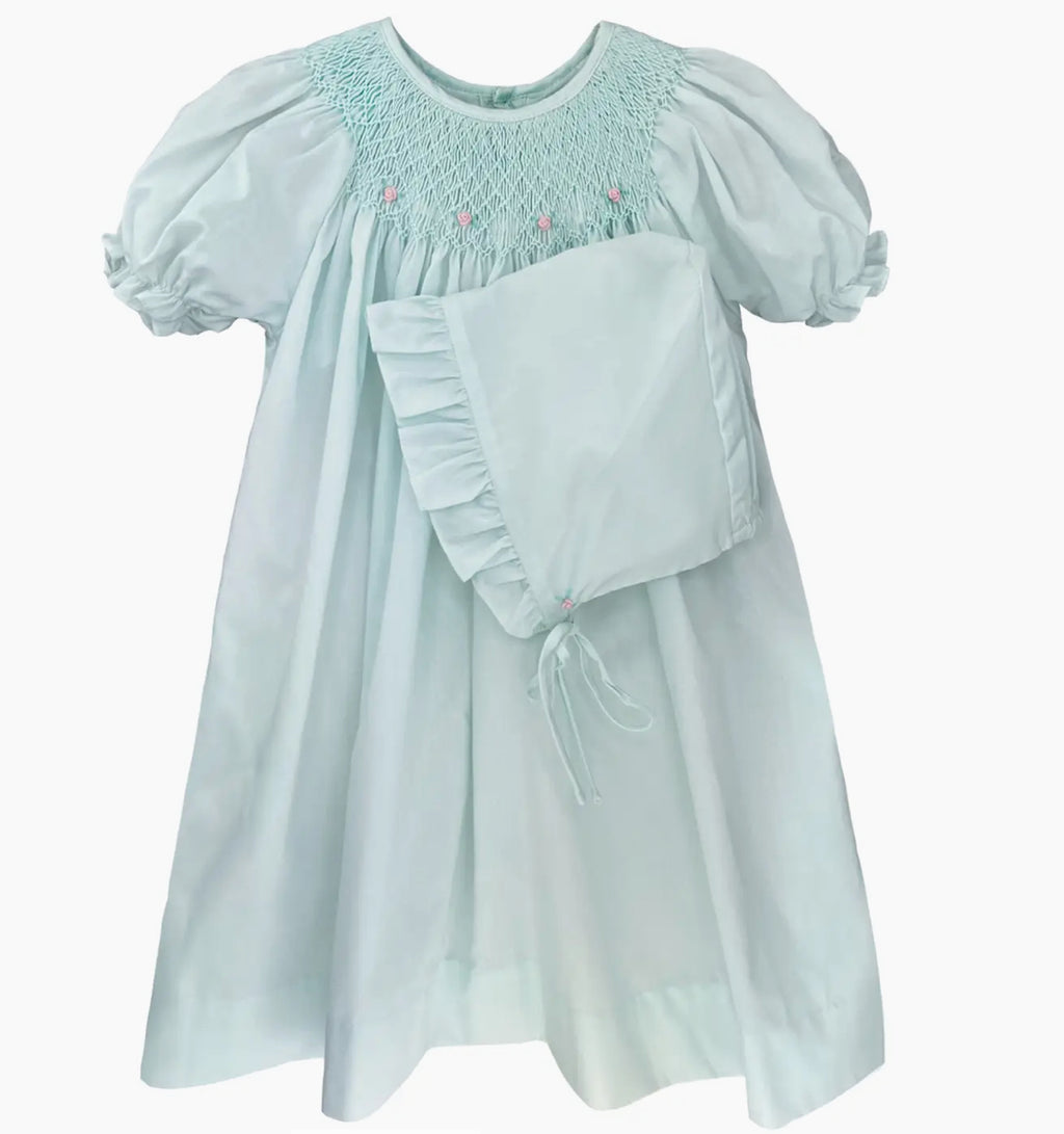 petit ami birthday dress Petit Ami Baby Girls Short Sleeve Hand Picture Smocked Birthday Dress With Matching Bloomers