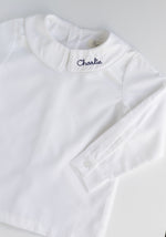 Boys Long Sleeve Eton Collar Blouse
