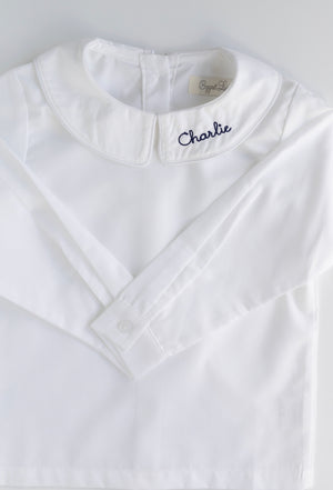 Boys Long Sleeve Eton Collar Blouse