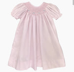 Smocked Raglan Daygown PINK