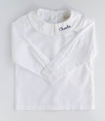 Boys Long Sleeve Eton Collar Blouse