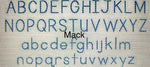 Showcase of Mack Font for Monogram
