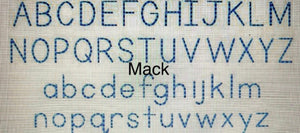 collegiate cardigan custom embriodery font options