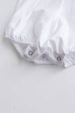 Girls Round Collar Bubble WHITE