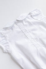 Girls Round Collar Bubble WHITE