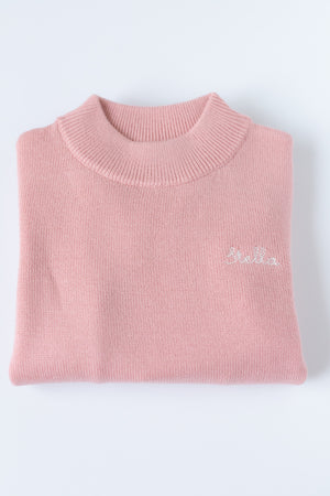 Mock Turtleneck DUSTY ROSE