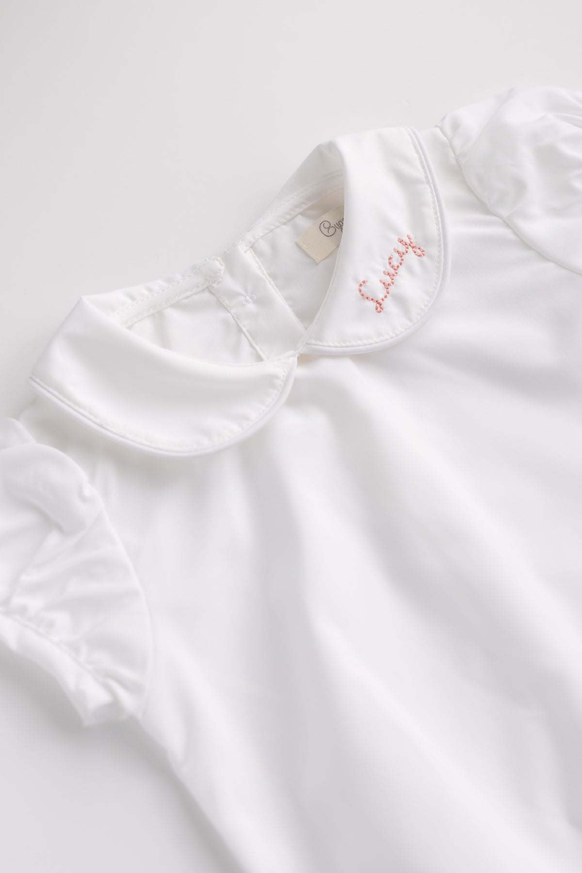 Baby Girls Round Collar Blouse Onesie