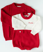 Theodore Romper RED