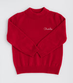 Mock Turtleneck RED