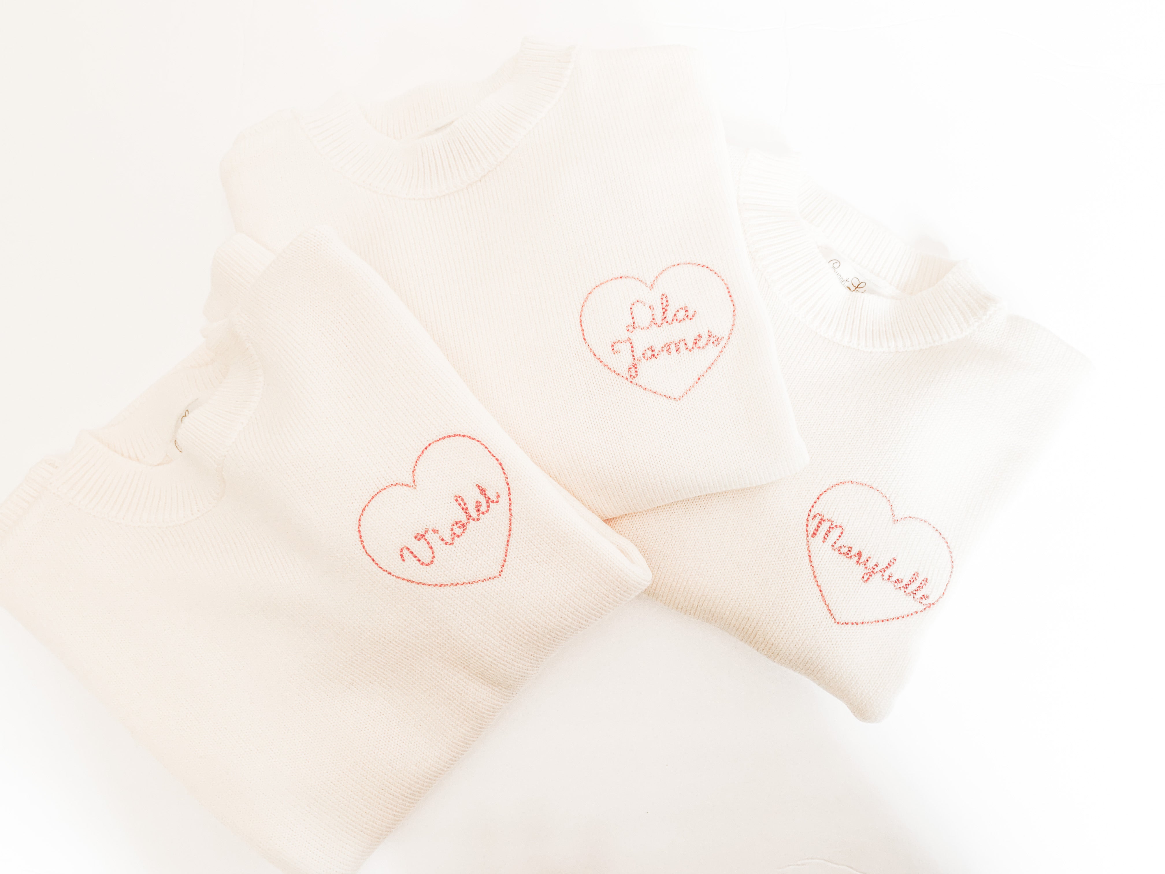 Folded kids wool sweaters | Cygnet Living