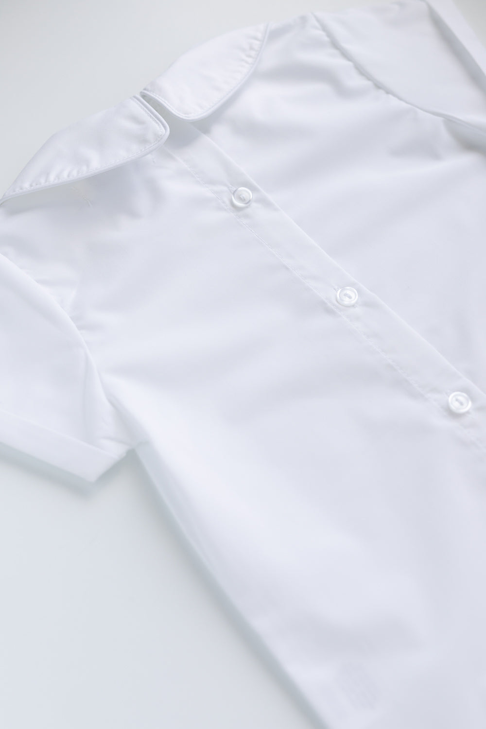 Boys Short Sleeve Eton Collar Blouse