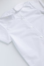 Boys Short Sleeve Eton Collar Blouse