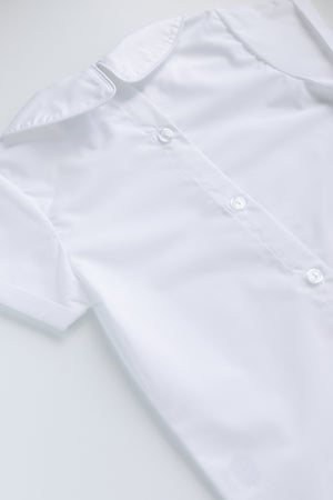 Boys Short Sleeve Eton Collar Blouse