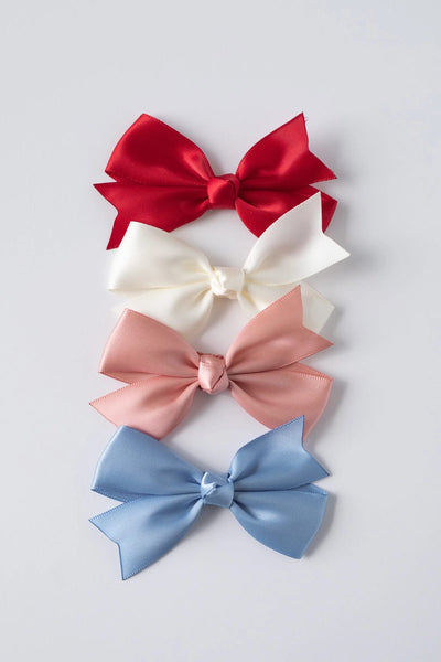 Satin Bows, Silk Bow, Red Satin Bow, Pink Bow, Mint Color Bow