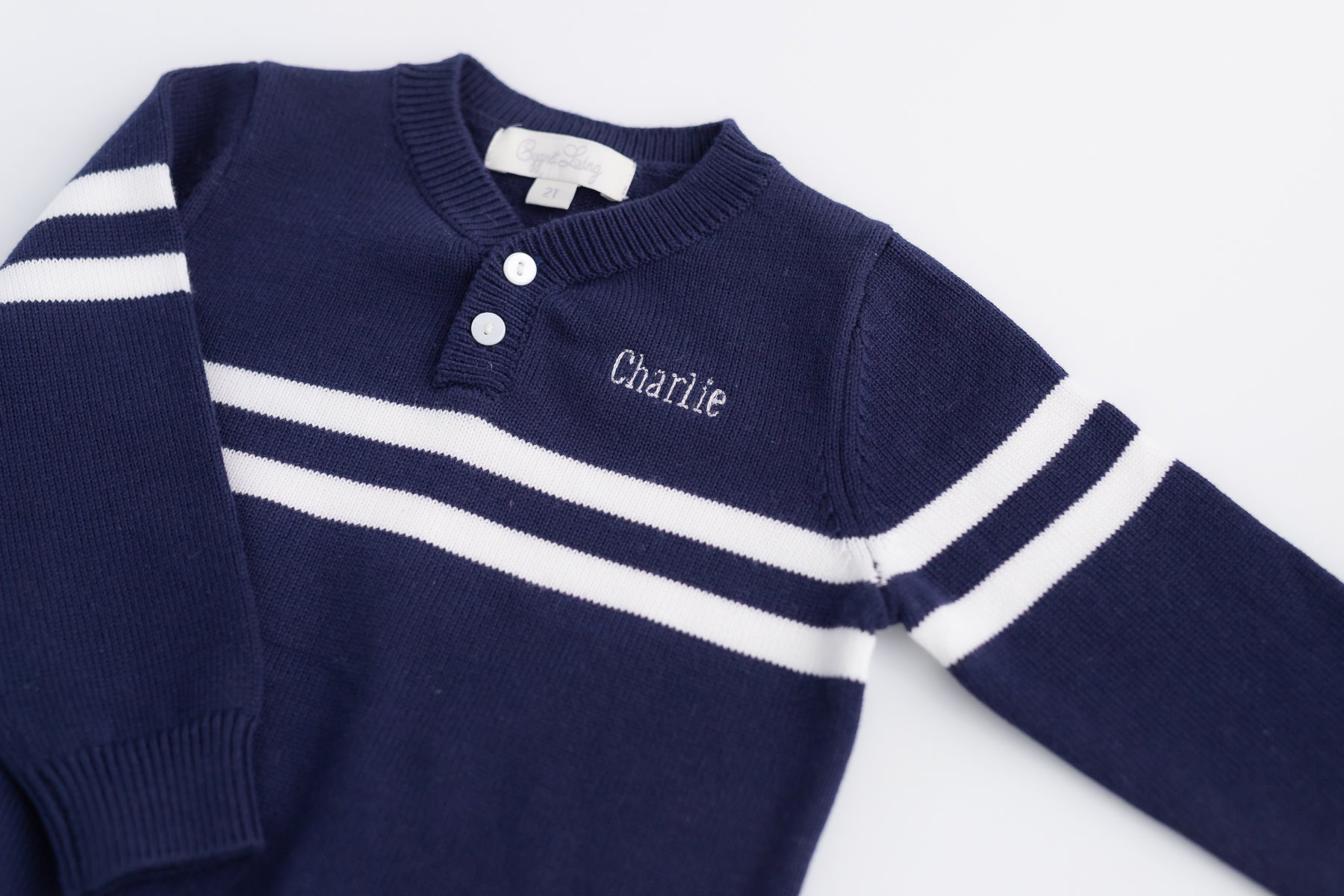 Rugby Pullover Sweater NAVY