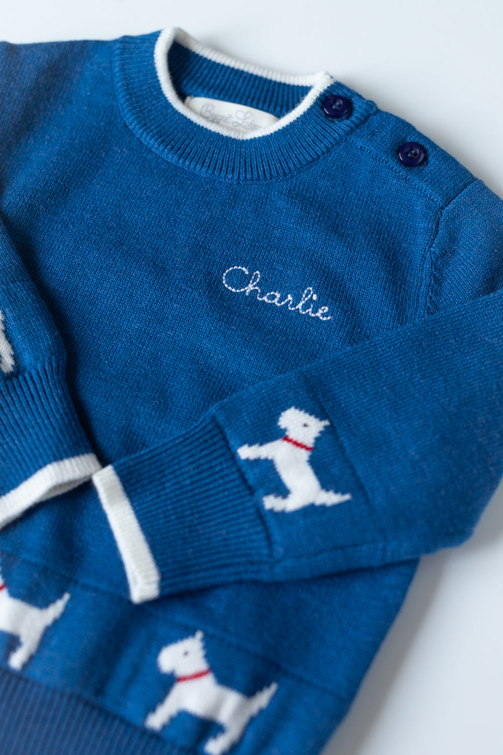 Blue Dog Sweater