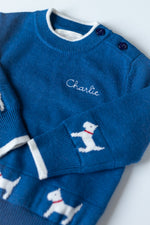 Blue Dog Sweater