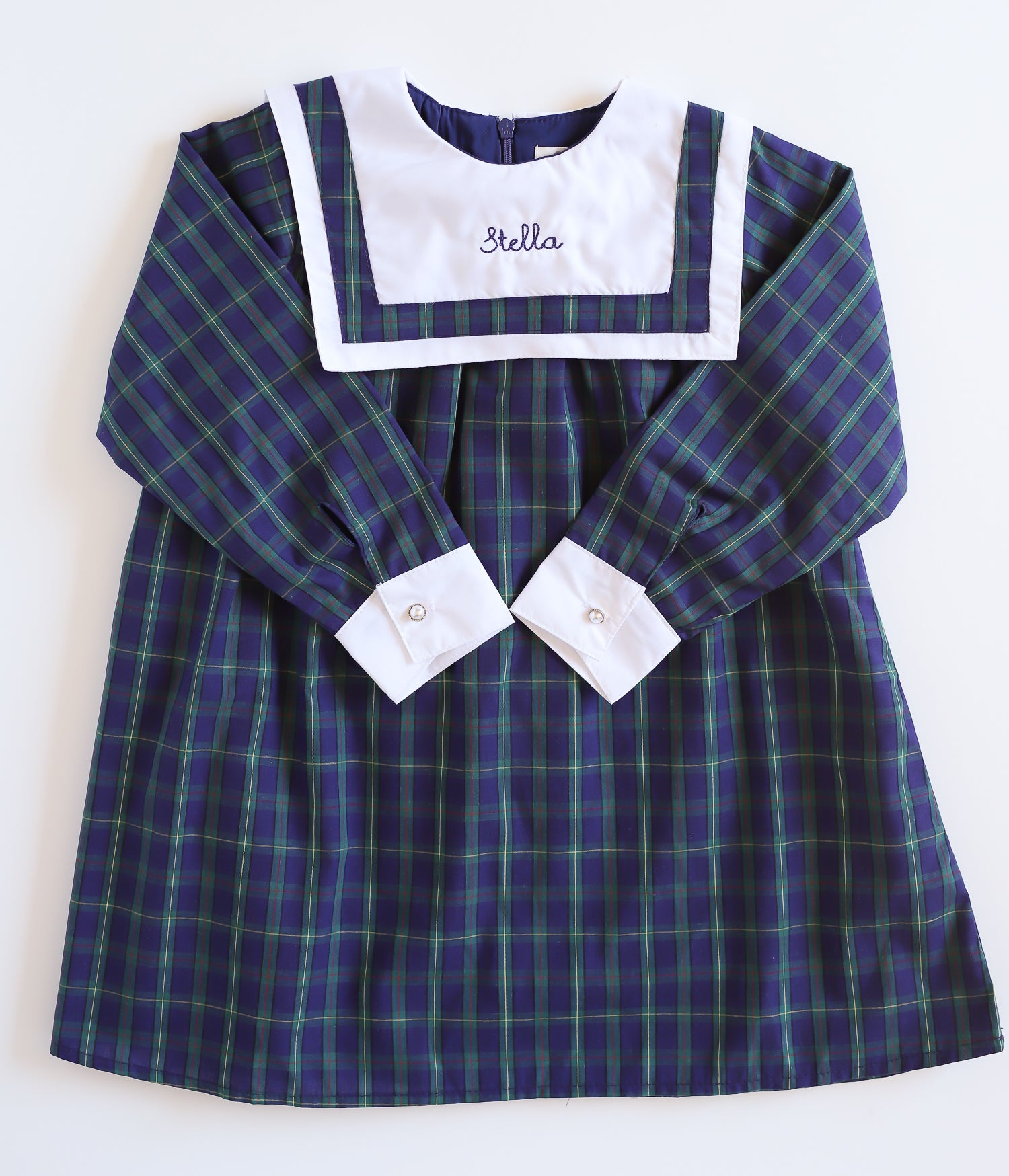 Girls Plaid Dress
