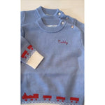 Boys Merino Train Sweater