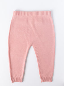 Knitted Baby Pant DUSTY ROSE