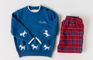 Blue Dog Sweater
