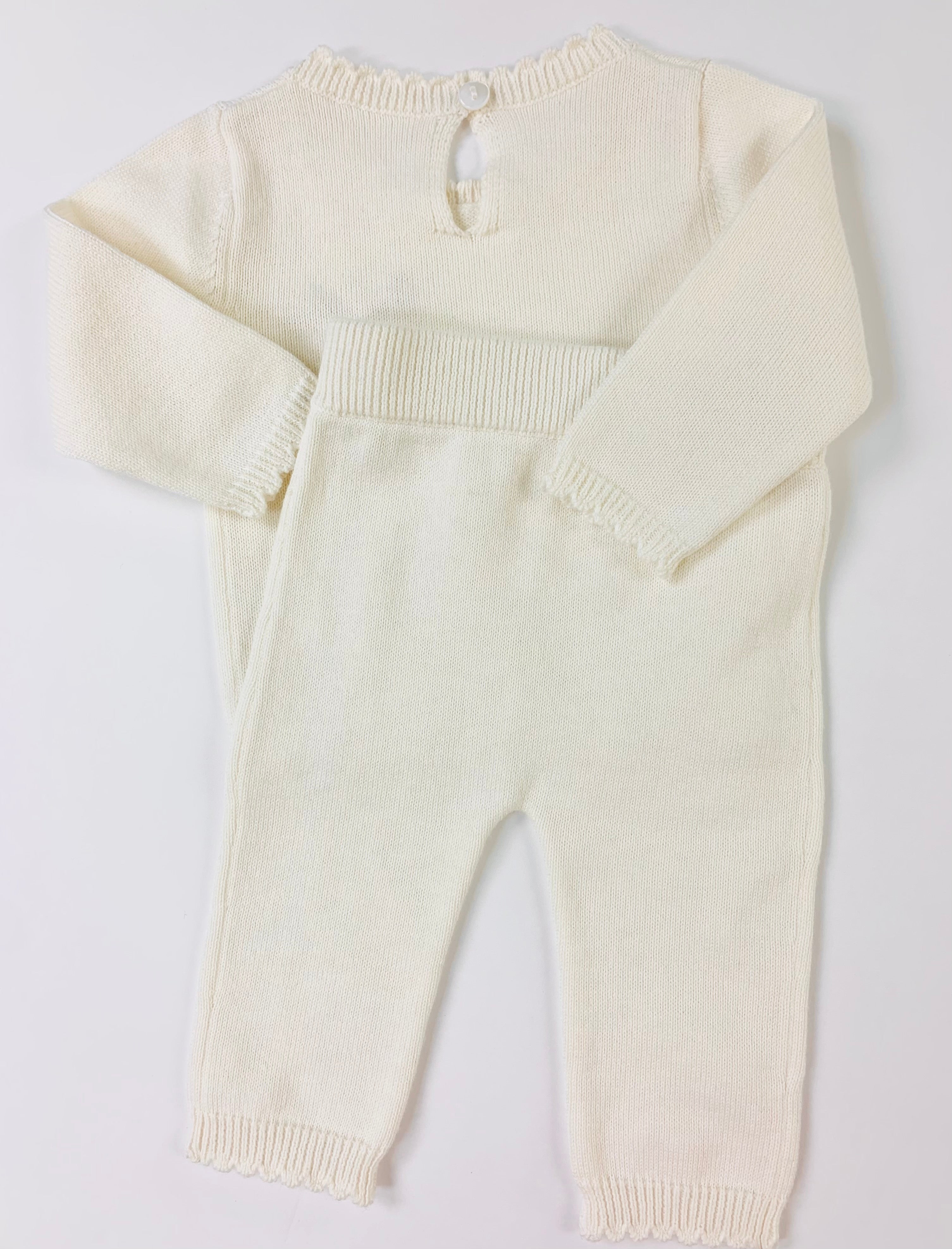 Welcome Baby Knit Pant Set