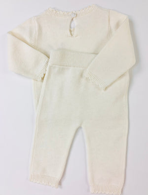 Welcome Baby Knit Pant Set