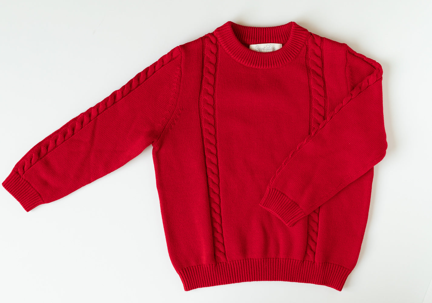 Cabled Pullover Sweater