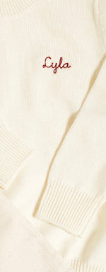 Womens Personalized Merino Wool Sweater