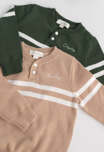 Rugby Pullover Sweater TAN