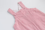 Red Seersucker Shortall