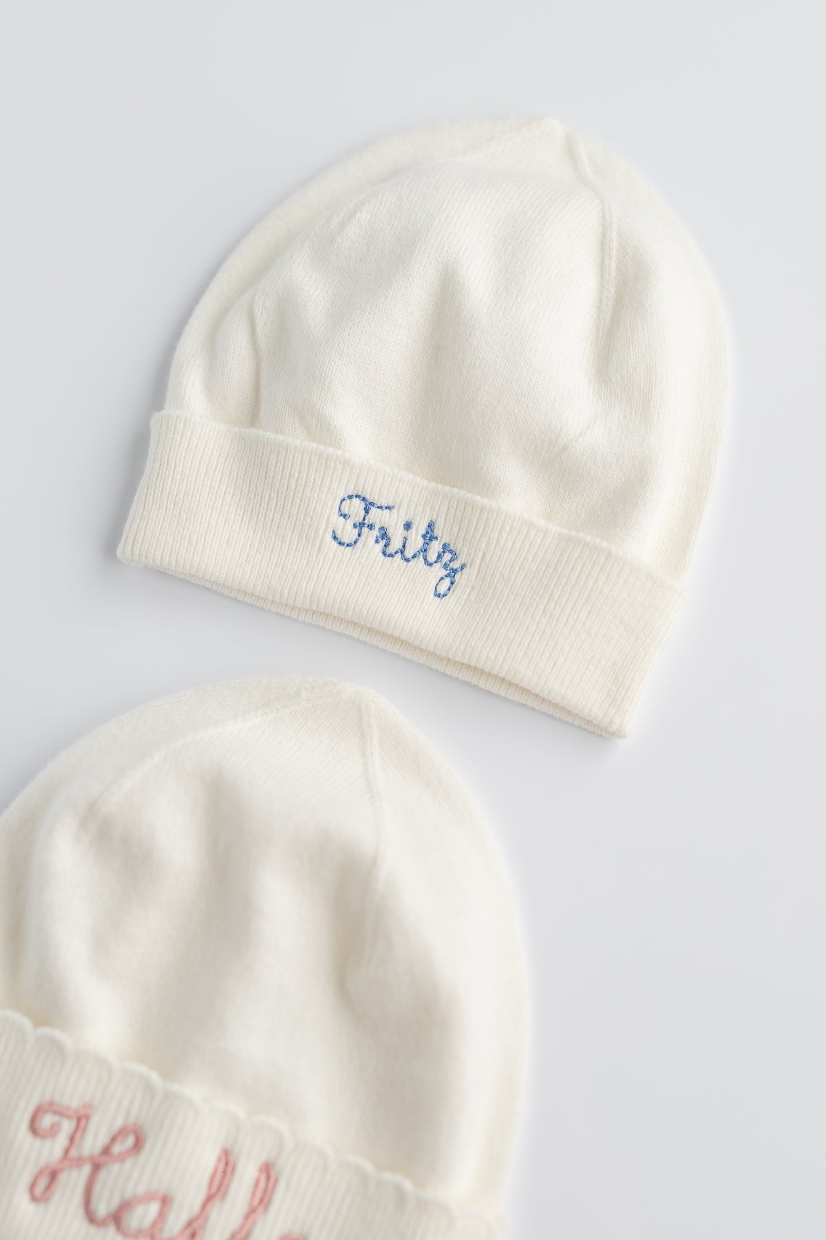 White knitted clearance baby hat