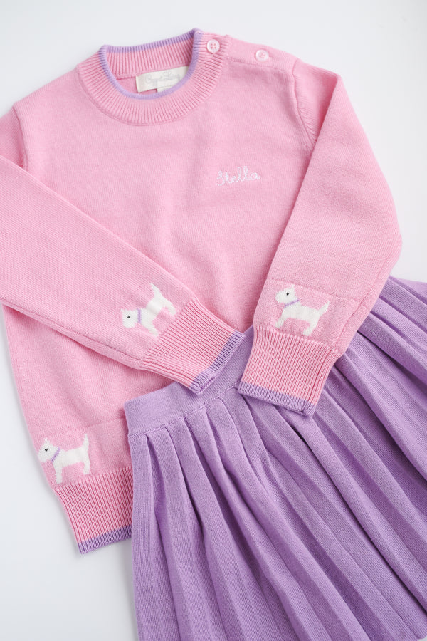 Pink Dog Sweater