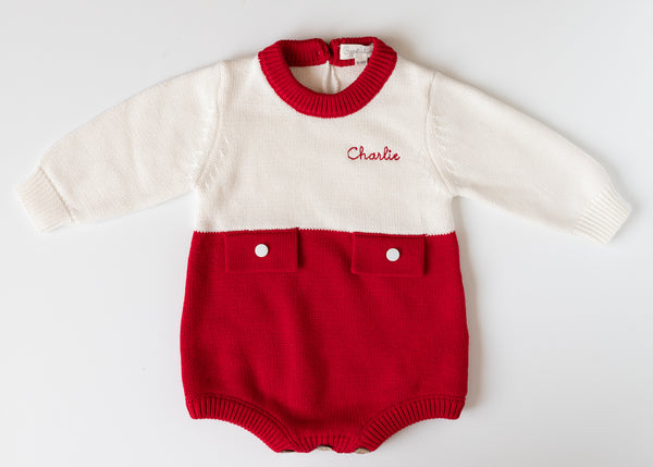 Theodore Romper RED