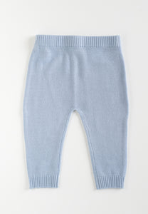 Knitted Baby Pant DUSTY BLUE