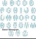 Saxon monogram | Cygnet Living